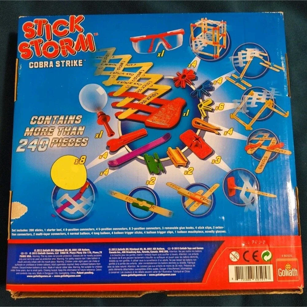 2013 Stick Storm Cobra Strike By Goliath Games 100% Complete